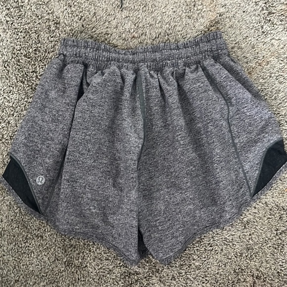 Gray Lulu lemon Hotty hot shorts - Picture 2 of 2